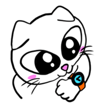 Score lop-eared cat sticker #1173419