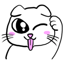 Score lop-eared cat sticker #1173421