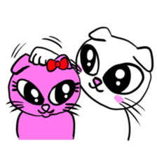 Score lop-eared cat sticker #1173424