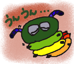 Rei of the green caterpillar sticker #1173510