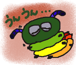 Rei of the green caterpillar sticker #1173510