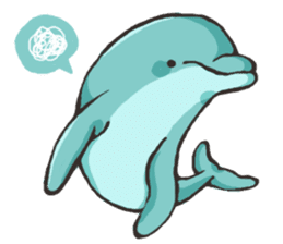 Dolphin Sticker sticker #1174555