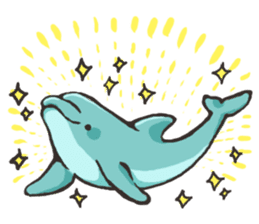 Dolphin Sticker sticker #1174561