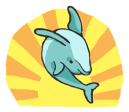 Dolphin Sticker sticker #1174562