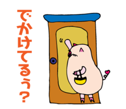 Sleepy Pig sticker #1174741