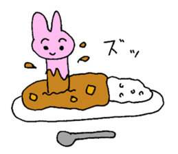 rabbit kawaii world sticker #1174785