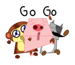 PINKY pig sticker #1174787