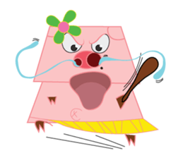 PINKY pig sticker #1174790