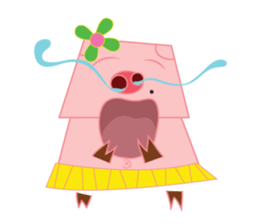PINKY pig sticker #1174795