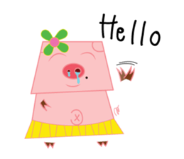 PINKY pig sticker #1174796
