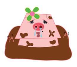 PINKY pig sticker #1174797