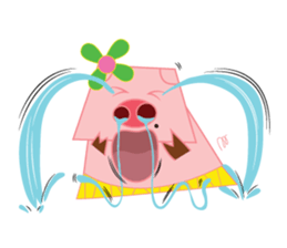 PINKY pig sticker #1174802