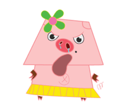 PINKY pig sticker #1174806