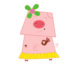 PINKY pig sticker #1174807