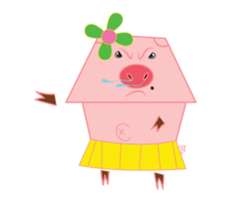 PINKY pig sticker #1174816