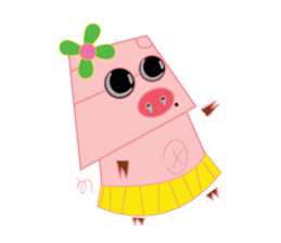 PINKY pig sticker #1174822