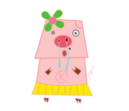 PINKY pig sticker #1174823