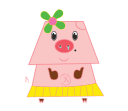 PINKY pig sticker #1174824