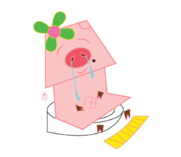 PINKY pig sticker #1174825
