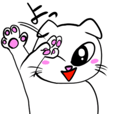 Greeting scores of Taremimi cat sticker #1174870