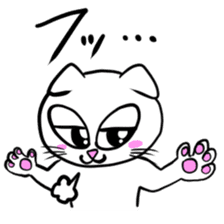 Greeting scores of Taremimi cat sticker #1174896