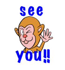 En-glish Monkey(enmon) sticker #1175023