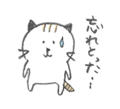 a cat with a Hiroshima accent sticker #1175100