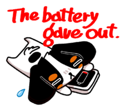 Cute dog of the tri-color for English. sticker #1176281