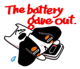 Cute dog of the tri-color for English. sticker #1176281