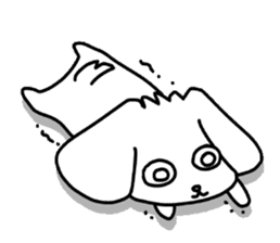 Cute dog of the tri-color for English. sticker #1176299