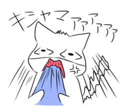 Eye-opening cat sticker #1176332