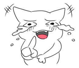 Eye-opening cat sticker #1176340