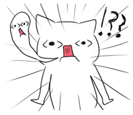 Eye-opening cat sticker #1176342