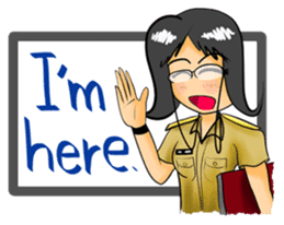 Kru Janjao - The Teacher (ENG) sticker #1176427