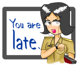 Kru Janjao - The Teacher (ENG) sticker #1176430