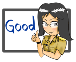 Kru Janjao - The Teacher (ENG) sticker #1176431