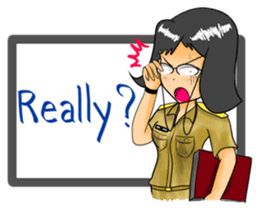 Kru Janjao - The Teacher (ENG) sticker #1176434