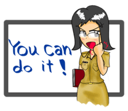 Kru Janjao - The Teacher (ENG) sticker #1176436