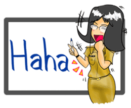 Kru Janjao - The Teacher (ENG) sticker #1176437