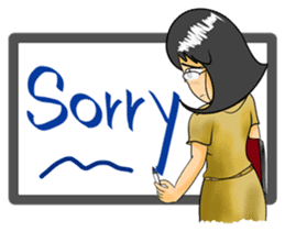 Kru Janjao - The Teacher (ENG) sticker #1176439