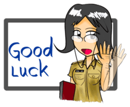 Kru Janjao - The Teacher (ENG) sticker #1176440