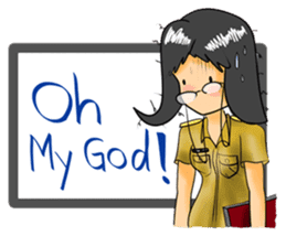 Kru Janjao - The Teacher (ENG) sticker #1176446