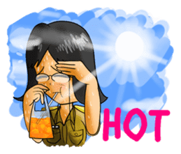 Kru Janjao - The Teacher (ENG) sticker #1176449