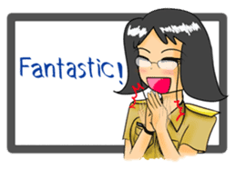 Kru Janjao - The Teacher (ENG) sticker #1176457