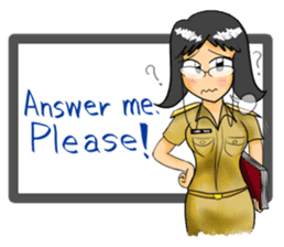 Kru Janjao - The Teacher (ENG) sticker #1176460