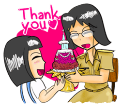 Kru Janjao - The Teacher (ENG) sticker #1176465