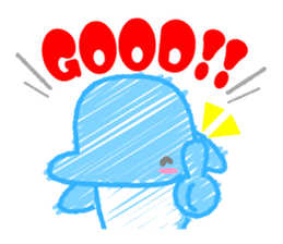 Scribble Dolphin Dol2 Diving section sticker #1176626