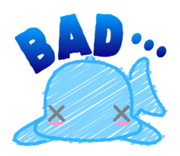 Scribble Dolphin Dol2 Diving section sticker #1176627