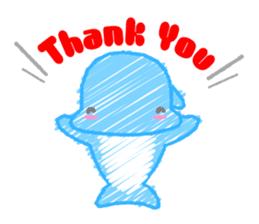 Scribble Dolphin Dol2 Diving section sticker #1176628