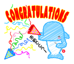 Scribble Dolphin Dol2 Diving section sticker #1176630